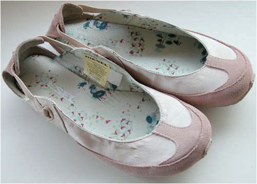 Diesel Kallana Rose Pink Womens Shoes Flats from Diesel