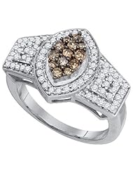 0.75CT COGNAC DIAMOND FASHION RING