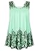 Laksmi Women's Sleeveless Scoop Neck Loose Tunic Tank Vests