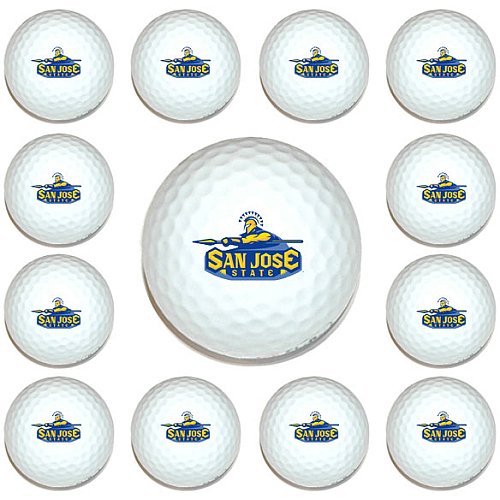 San Jose State Spartans Dozen Pack Of Golf Balls From Team Golf
