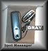 GRAY Velveteen Pouch and Small Silver Bulllet Style Spot Wire Style Back, Scalp, Body Battery Massager
