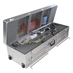 52x16 3 - Pc. Double Compound Bow Case with Arrow Storage
