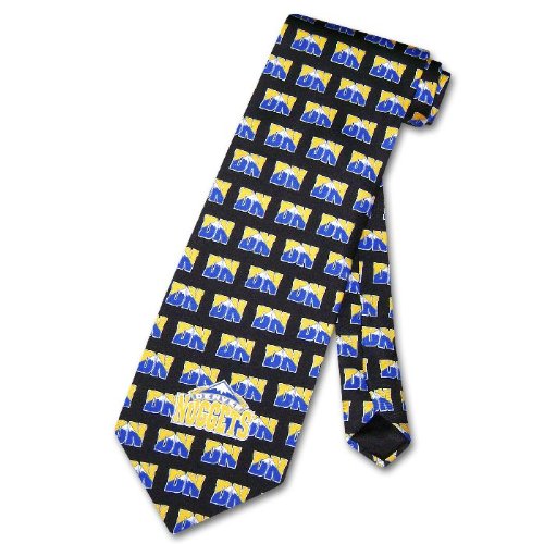 DENVER NUGGETS SILK NeckTie LOGOS NBA Men's Neck Tie NEW