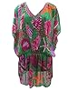 Womans Sheer Kaftan Coverup Top Beach Tunic Caftan