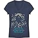 STAR WARS Collage Girls Jr Navy