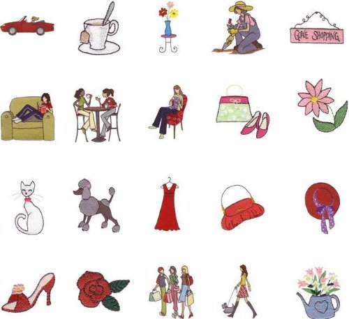 Brother PES Embroidery Machine Card FAVORITE