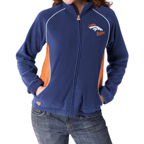 Reebok Denver Broncos Women's Overlay Micro Fleece Jacket Extra Large