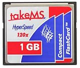 takeMS 1GB Compact Flash memory card Hyper Speed CF (120x)