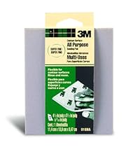 3M 916DCNA Contour Surface Sanding Sponge, 4.5 in x 5.5 in x .1875 in, Super Fine