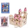 Melissa & Doug Deluxe Wooden Folding Princess Castle with Royal Wooden Family and Deluxe Castle Dolls Playset