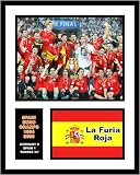 2008 Euro Champs Spain National Team Framed 8x10 Photograph Team Celebration Milestone
