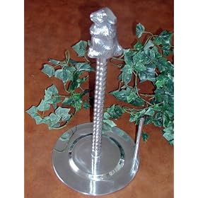 Bunny Paper Towel Holder Ar20411cb by Wild Orchid