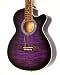 Produkt-Bild: 4/4 Elektro Akustik Western Gitarre in Design Farbe Lila mit Pickup und Rosenholz Griffbrett