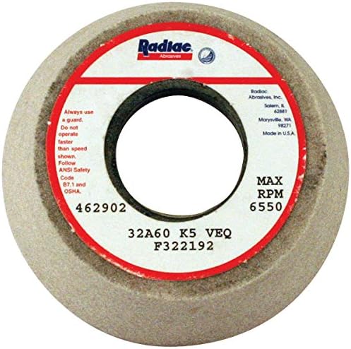 Radiac F320718 32A Tool And Cutter Grinding Wheel - Size: 4/3" x 1-1/2" x 1-1/4"