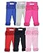 RuffleButts® Infant / Toddler Girls Solid Everyday Leggings w/ Ruffles