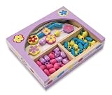 Enlarge toy image: Melissa & Doug Flower Power Bead Set -  preschool activity for young kids