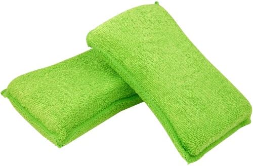 Quickie Lysol Microfiber Sponges, Fine, 2-Pack
