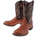 Ariat 'Cobalt XR Pro' FQ Ostrich Boots Mens (B) - Antique Russet