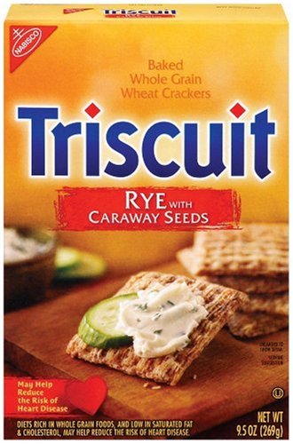 Triscuits, Rye  Caraway Seeds, 9.5-Ounce Boxes