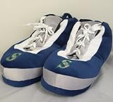 Seattle Mariners MLB Wrapped Logo Plush Sneaker Slippers