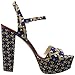 Nine West Women's Carnation Fabric Platform Sandal