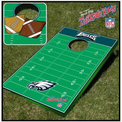 Philadelphia Eagles NFL Football Field Bean Bag Toss Game
