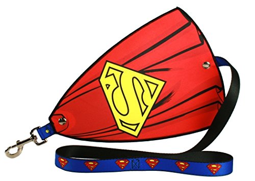 Superman Logo and Cape Dog Leash
