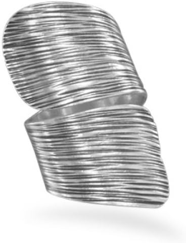 MMA Silver - Oxidized Wrap Spoon Ring