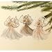 3 Abaca Hosannah Angel Ornaments Christmas Tree Decoration