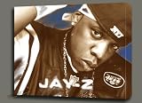 HIP HOP JAY-Z ORIGINAL DIGITAL OIL PAINTING ON CANVAS 28X22X1.5