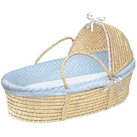 Click here to buy Badger Basket Co Natural Hooded Moses Basket -... by Badger Basket.
