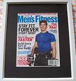 51XUwjErTVL. SL160  Sidney Crosby autographed Mens Fitness magazine cover matted & framed