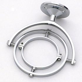 Weems & Plath Mini Yacht Oil Lamp Gimbal (Chrome)