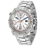 Swiss Legend Men's 900113-22 GMT World Timer Collection Stainless Steel Watch
