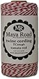 Maya Road Baker's Twine Cording, Tomato Red