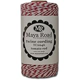 Maya Road Baker's Twine Cording, Tomato Red