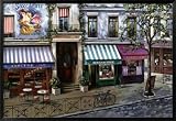 Rue des Maisons Framed Framed Art Poster Print by Mark St. John, 37x26