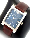 BEN SHERMAN MENS CLASSIC BLUE DIAL BROWN LEATHER STRAP WATCH