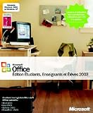 Office 2003 Edition Etudiants / Eleves / Enseignants (Word, Excel, Outlook, PowerPoint)
