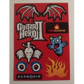 Guitar Hero Sticker Sheet # 101)