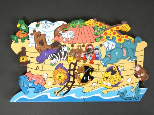 Childrens Toyshop  Toys : Noah's Ark A-Z Jigsaw
