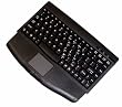 Adesso Mini Black PS/2 Keyboard with Glidepoint Touchpad (ACK-540)