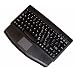 Adesso Mini Black PS/2 Keyboard with Glidepoint Touchpad (ACK-540)