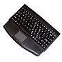 Adesso Mini Black PS/2 Keyboard with Glidepoint Touchpad (ACK-540)