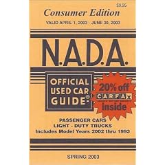 N.A.D.A. Official Used Car Guide, Spring 2003