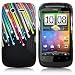 AIO Shooting Star Gel Case Cover For HTC Desire S + Screen Protector