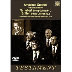 Amadeus Quartet With William Pleeth Play Schubert String Quintet in C Britten String Quartet... by 