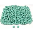 Green & White Chevron Glass Beads Beading Approx 400