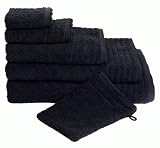 Frottana Elegance Badetuch schwarz 100X150