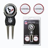 NFL Houston Texans Signature Divot Tool and 2 Extra Markers